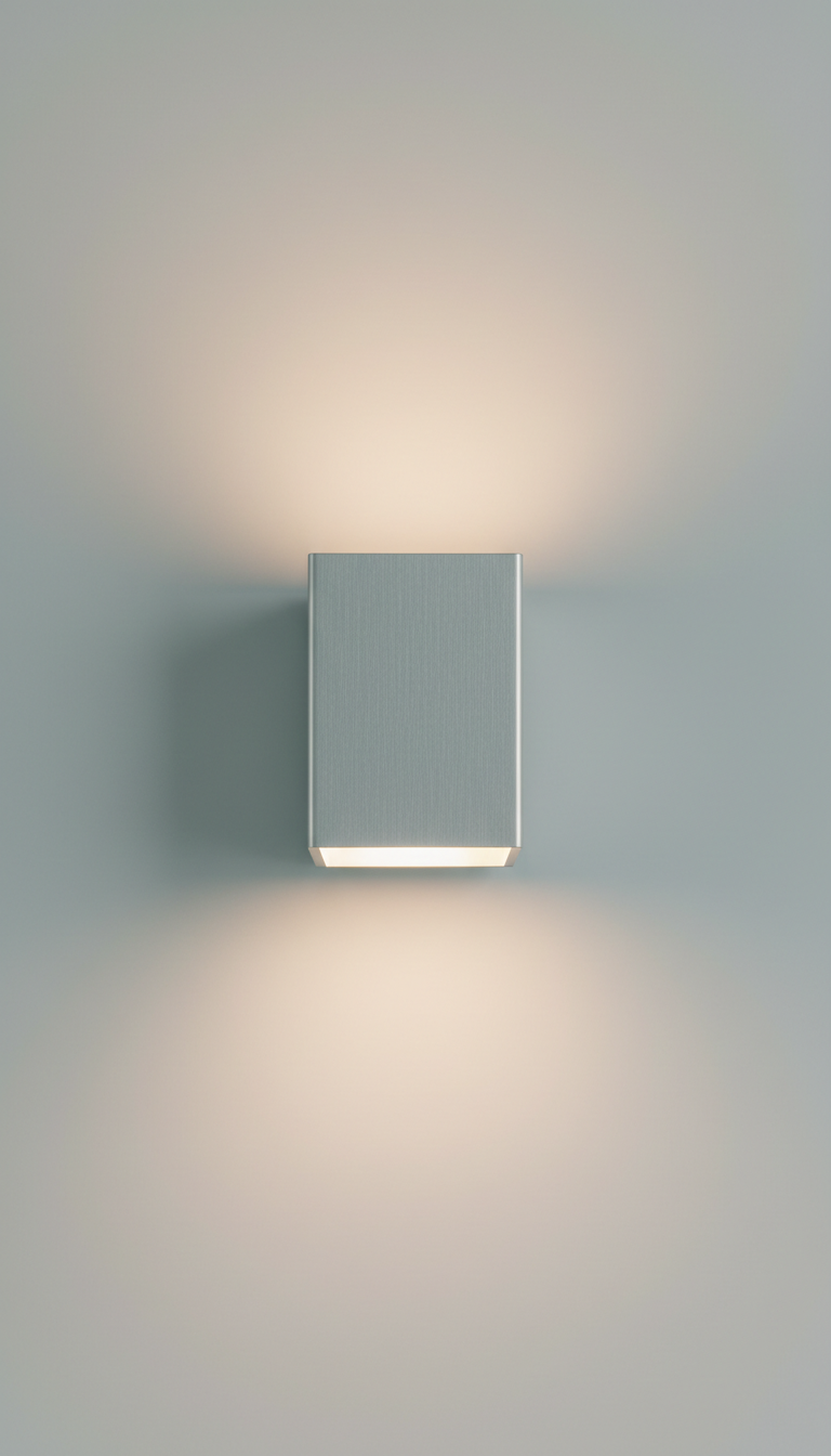 Brushed Metal Wall Sconce