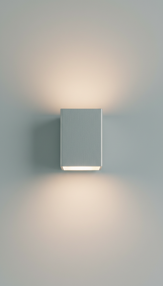 Brushed Metal Wall Sconce