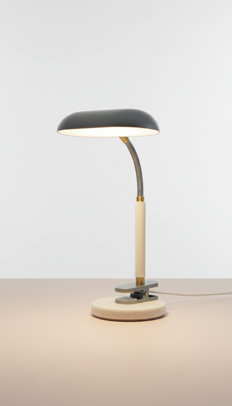 No-Drill Adjustable Reading Lamp